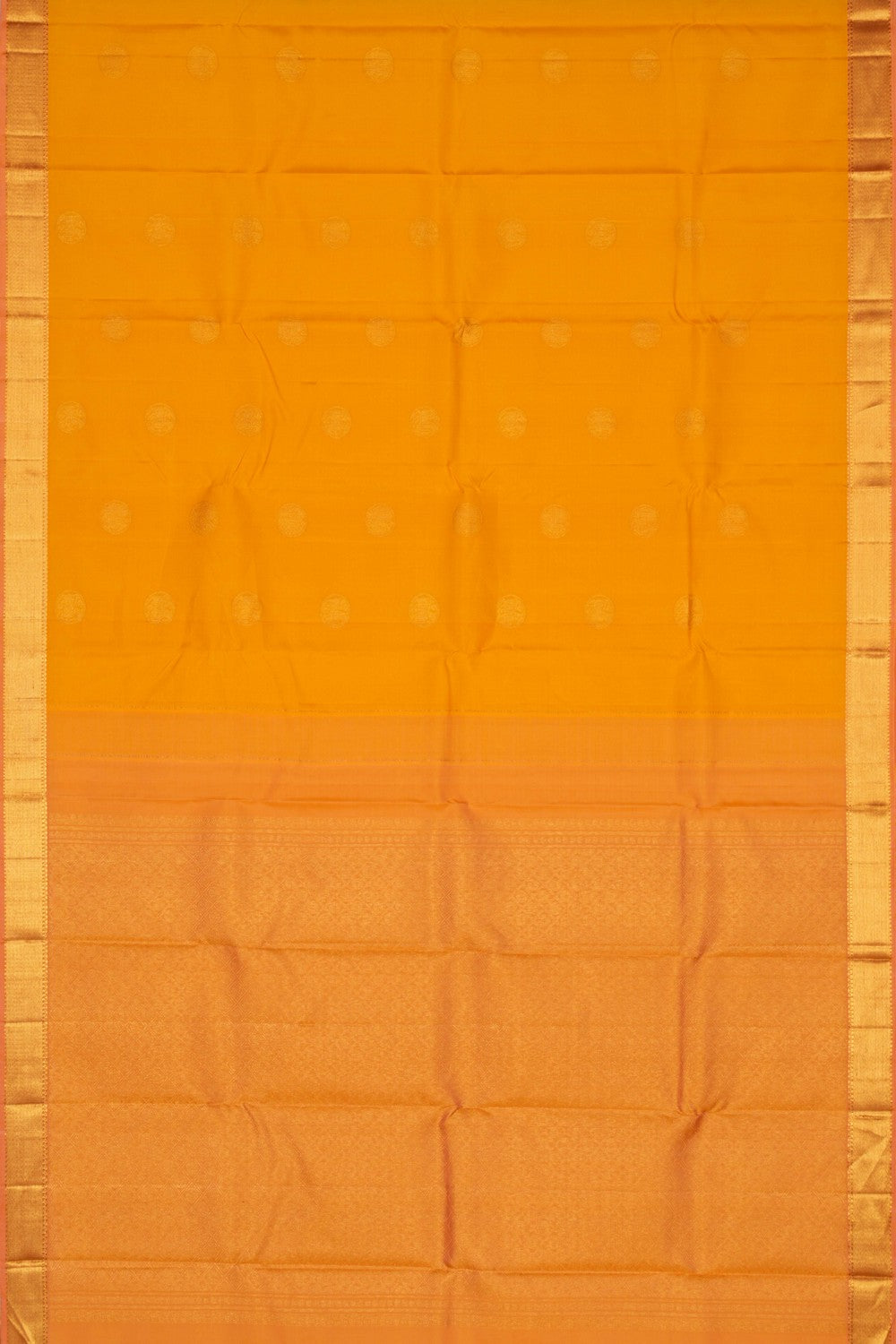 Image of Arani Silk Yellow Saree